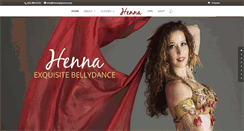 Desktop Screenshot of hennadances.com